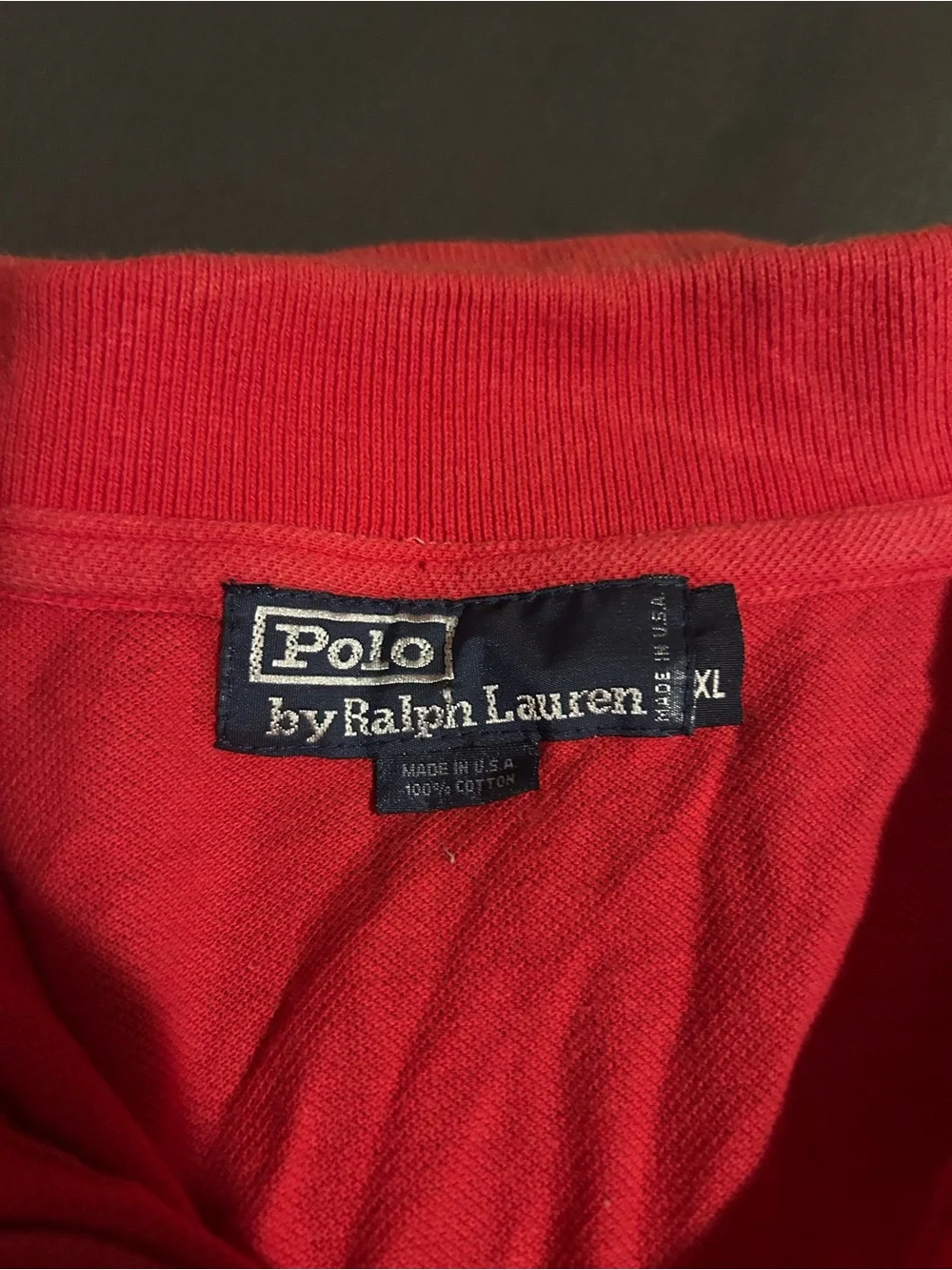 Ralph Lauren Red Short-Sleeve Polo with Embroidered Pony